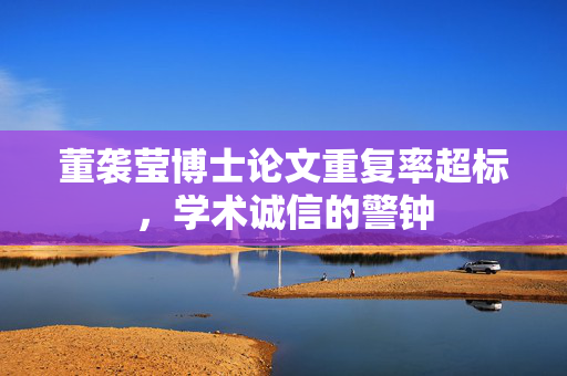 董袭莹博士论文重复率超标，学术诚信的警钟