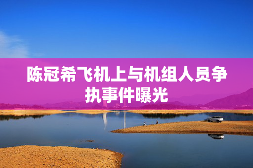 陈冠希飞机上与机组人员争执事件曝光