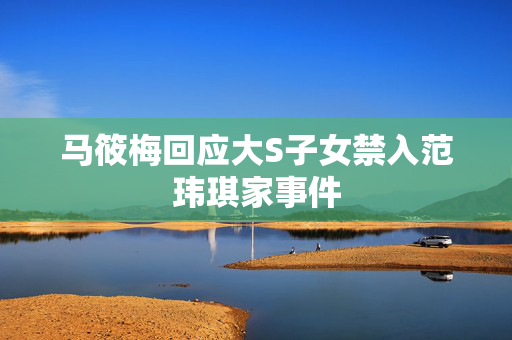 马筱梅回应大S子女禁入范玮琪家事件