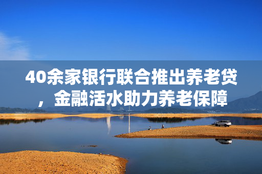 40余家银行联合推出养老贷，金融活水助力养老保障