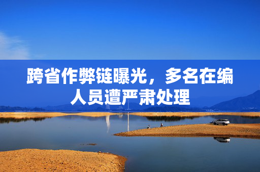 跨省作弊链曝光，多名在编人员遭严肃处理