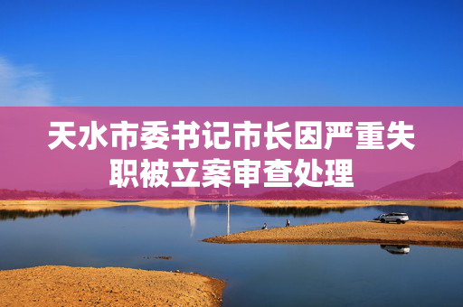 天水市委书记市长因严重失职被立案审查处理