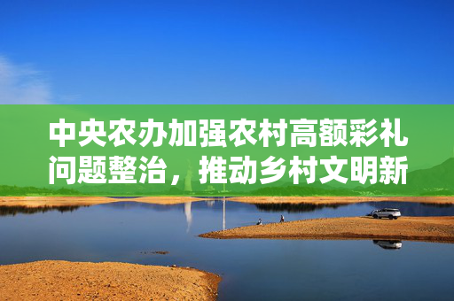 中央农办加强农村高额彩礼问题整治，推动乡村文明新风尚
