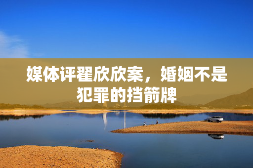 媒体评翟欣欣案，婚姻不是犯罪的挡箭牌