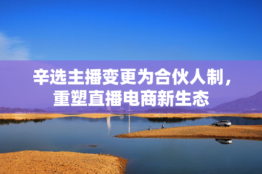 辛选主播变更为合伙人制，重塑直播电商新生态