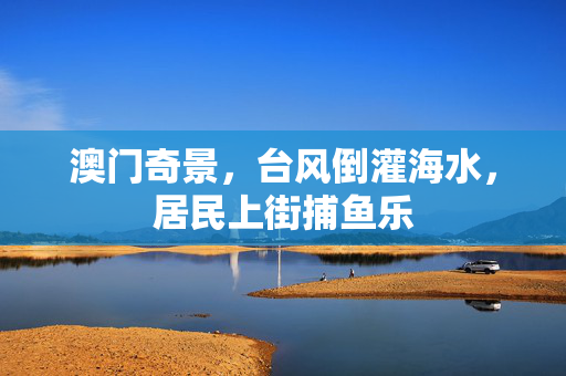 澳门奇景，台风倒灌海水，居民上街捕鱼乐