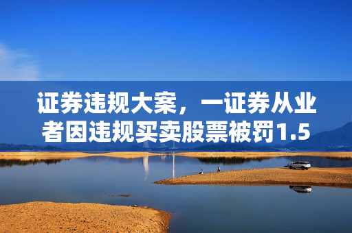 证券违规大案，一证券从业者因违规买卖股票被罚1.59亿