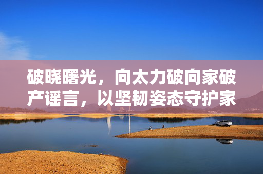 破晓曙光，向太力破向家破产谣言，以坚韧姿态守护家族荣耀
