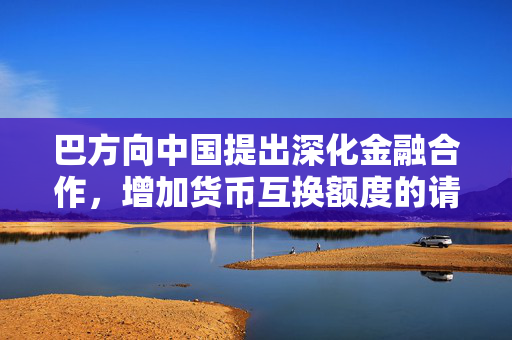 巴方向中国提出深化金融合作，增加货币互换额度的请求