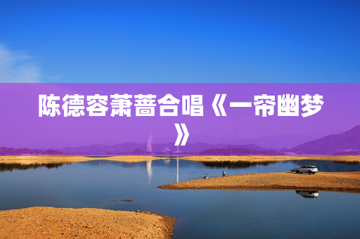 陈德容萧蔷合唱《一帘幽梦》