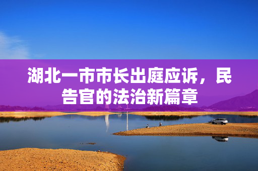 湖北一市市长出庭应诉，民告官的法治新篇章