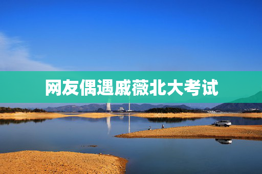 网友偶遇戚薇北大考试