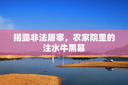 揭露非法屠宰，农家院里的注水牛黑幕