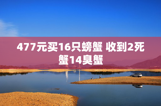 477元买16只螃蟹 收到2死蟹14臭蟹